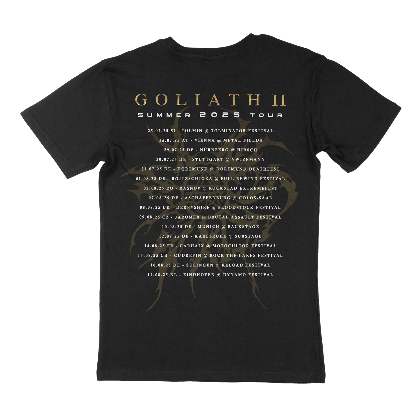 Kataklysm "Goliath Tour 2025" T-Shirt