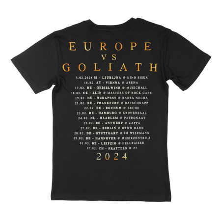 Europe vs Goliath Tour 2024 - T-Shirt